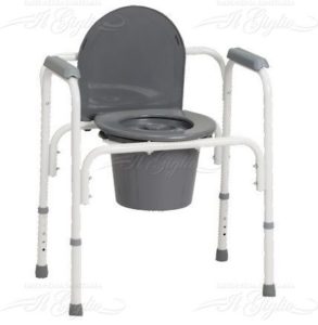Sedia wc portatile per facilitare la vita di un anziano o disabile -  Negozio Ortopedia Flaminio